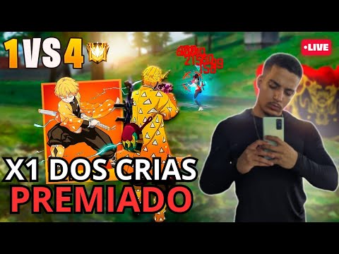 👑 MAPUZA AO VIVO🥇 X1 DOS CRIAS 🥇JOGANDO COM INSCRITOS🥇FF  LIVE🥇4X4🥇SALA PREMIADA🥇FREE FIRE EMULADOR 